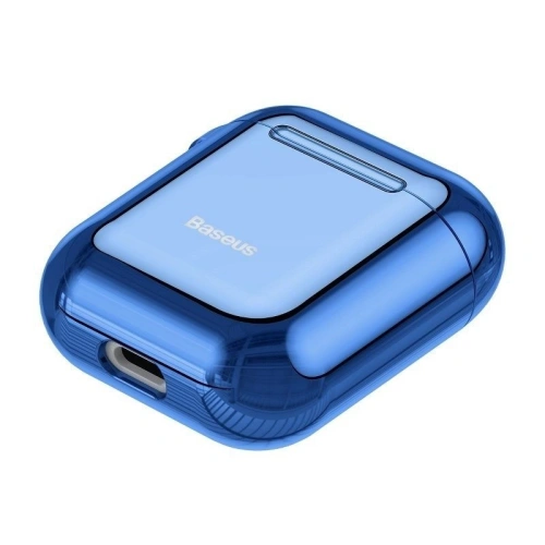 Kup Husă Baseus Shining Hook Case pentru Apple AirPods (albastră) - BSU830BLU - {ean13} - Sklep Home Screen