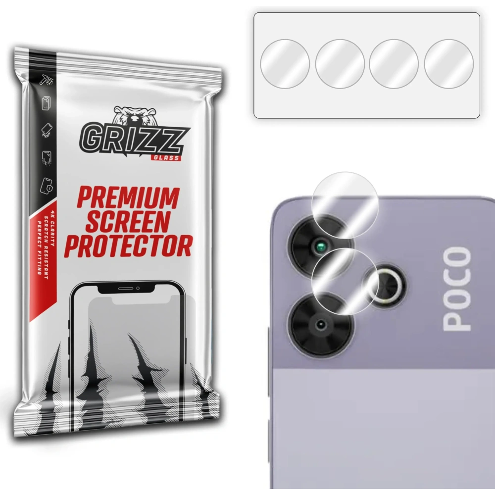 Szkło na aparat GrizzGlass HybridGlass Camera do Xiaomi POCO M6 Plus 5G - POCO M6 Plus 5G - GrizzGlass