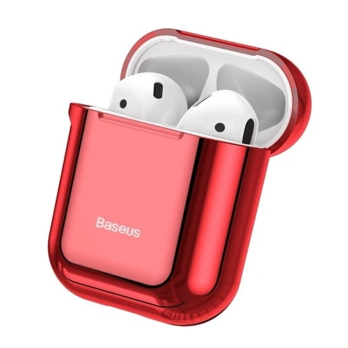 Buy Baseus Shining Hook Case For AirPods 1/2nd Generation Red - BSU831RED - {ean13} - Home Screen Store Europe