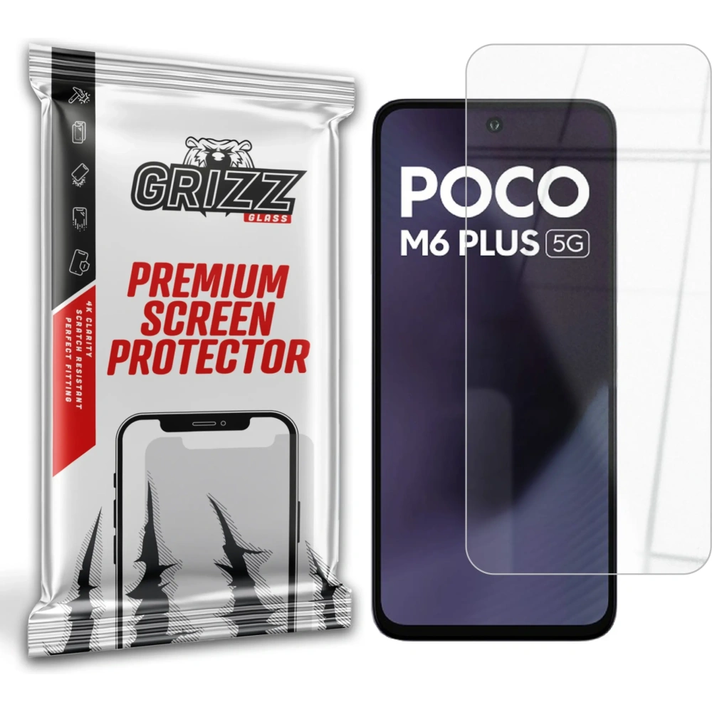 Szkło hybrydowe GrizzGlass HybridGlass do Xiaomi POCO M6 Plus 5G - POCO M6 Plus 5G - GrizzGlass