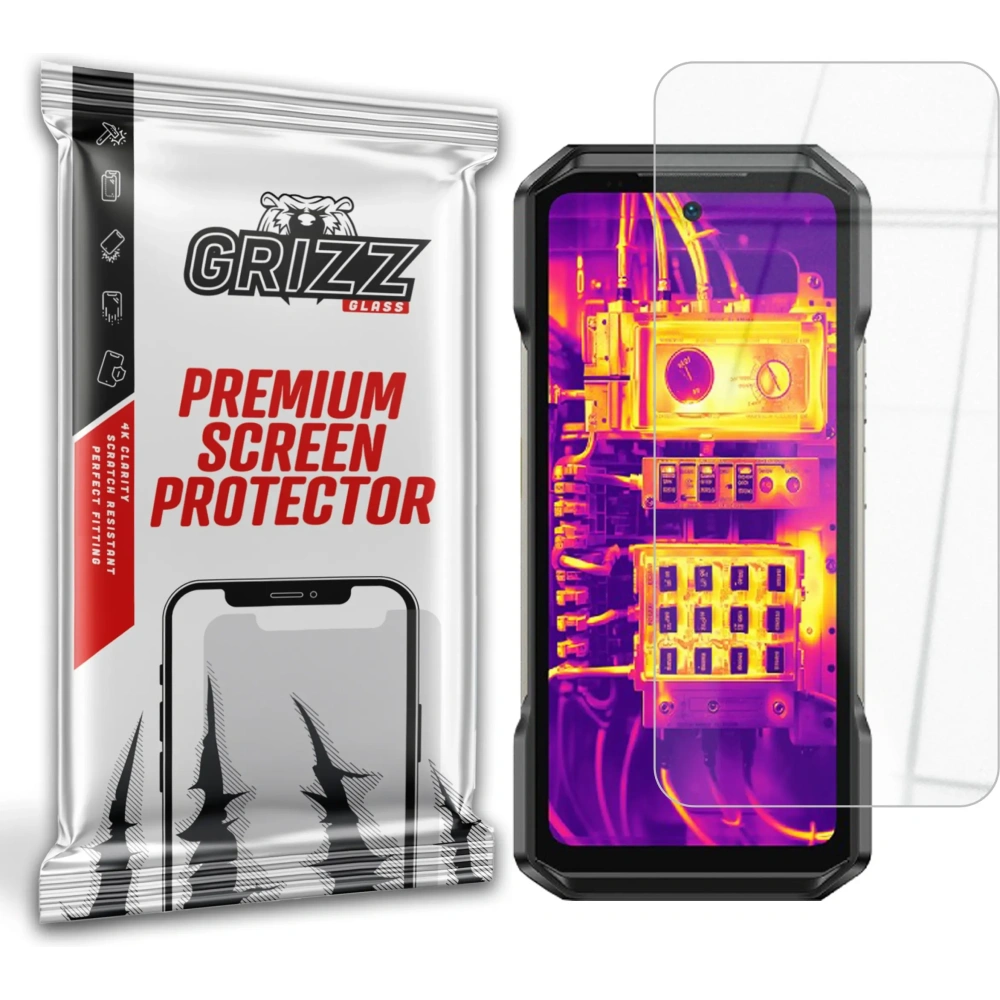 Szkło hybrydowe GrizzGlass HybridGlass do Ulefone Armor 27T Pro - Ulefone - GrizzGlass