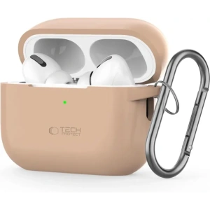 Kup Etui Tech-Protect Silicone Hook Apple Airpods Pro 1 / 2 Cafe Latte - THP3028 - {ean13} - Sklep Home Screen