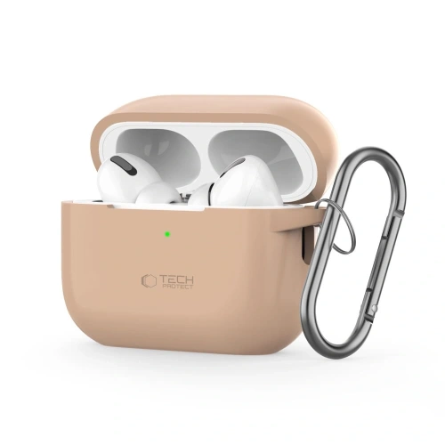 Kup Etui Tech-Protect Silicone Hook Apple Airpods Pro 1 / 2 Cafe Latte - THP3028 - {ean13} - Sklep Home Screen