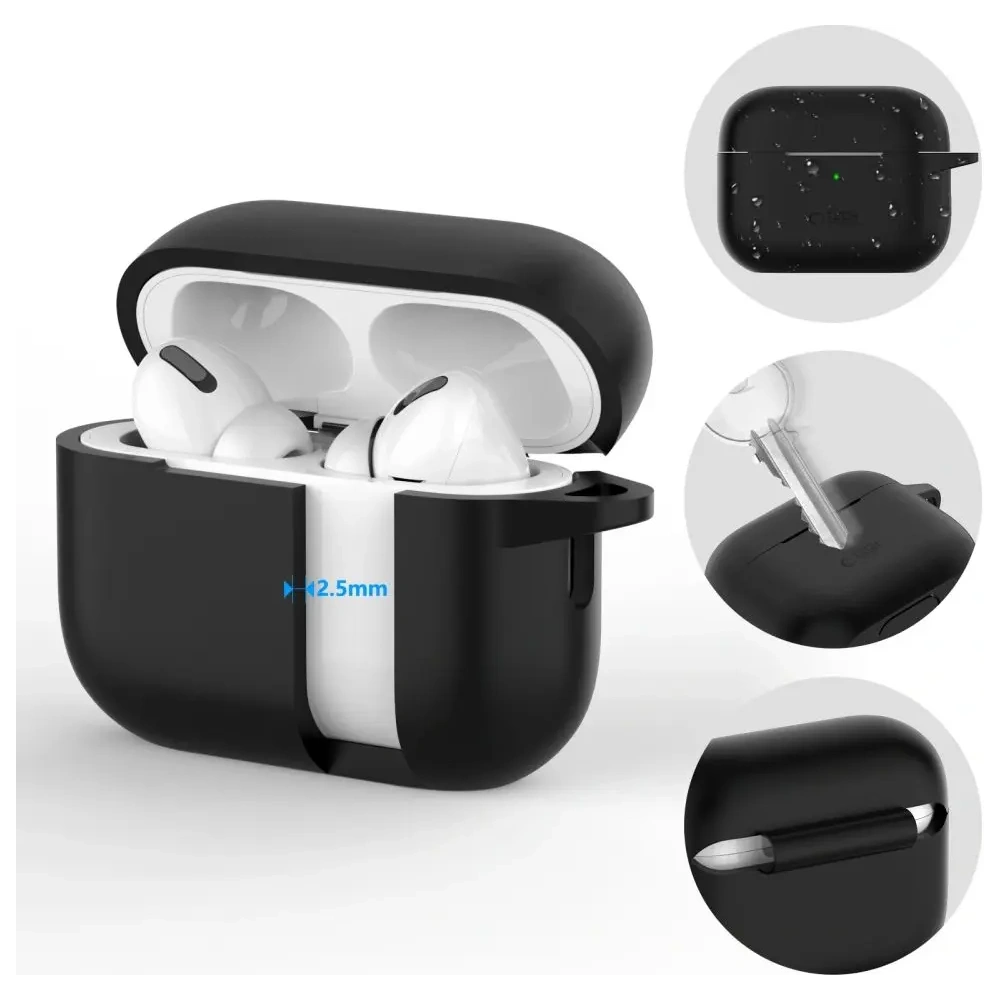 Etui Tech-Protect Silicone Hook Apple Airpods Pro 1 / 2 Cafe Latte - AirPods Pro (2. generacji) - Tech-Protect