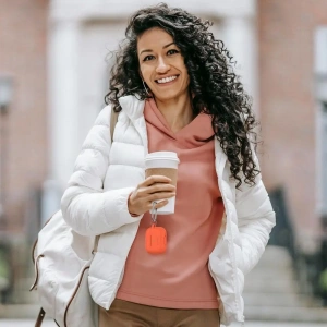 Buy Case Tech-Protect Silicone Hook Apple Airpods Pro 1 / 2 Cafe Latte - THP3028 - {ean13} - Home Screen Store Europe