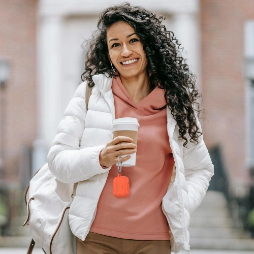 Kup Etui Tech-Protect Silicone Hook Apple Airpods Pro 1 / 2 Cafe Latte - THP3028 - {ean13} - Sklep Home Screen