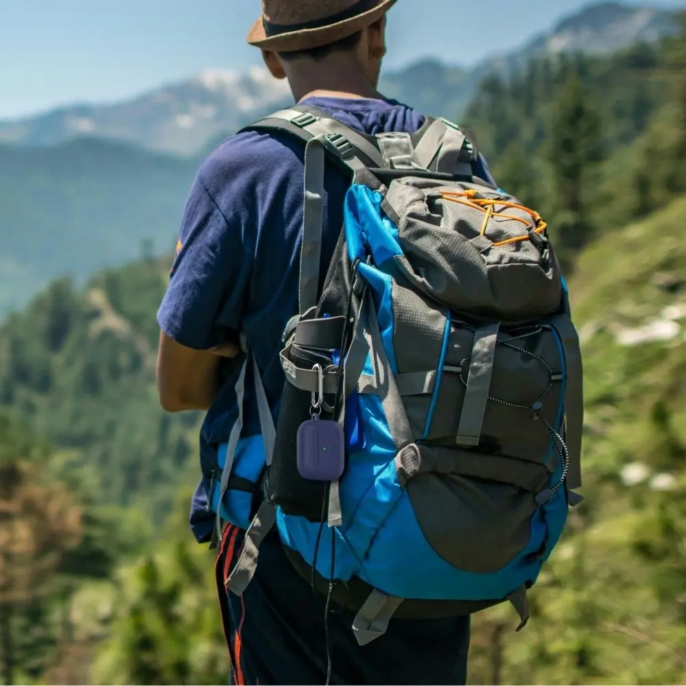 Etui Tech-Protect Silicone Hook Apple Airpods Pro 1 / 2 Black - AirPods Pro (2. generacji) - Tech-Protect