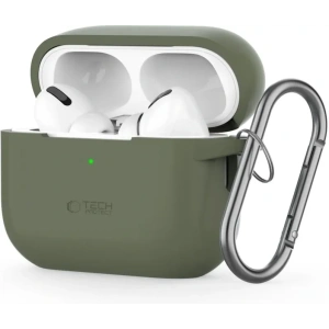 Kup Etui Tech-Protect Silicone Hook Apple Airpods Pro 1 / 2 Olive Green - THP3023 - {ean13} - Sklep Home Screen
