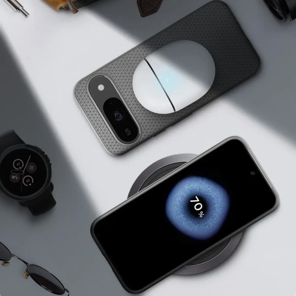 Etui Spigen Liquid Air Google Pixel 9 / 9 Pro Marble Grey - Pixel 9 Pro - Spigen