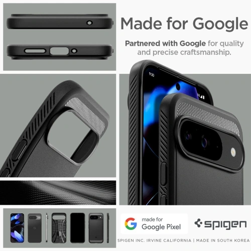 Buy Case Spigen Rugged Armor Google Pixel 9 / 9 Pro Matte Black - SPN3478 - {ean13} - Home Screen Store Europe