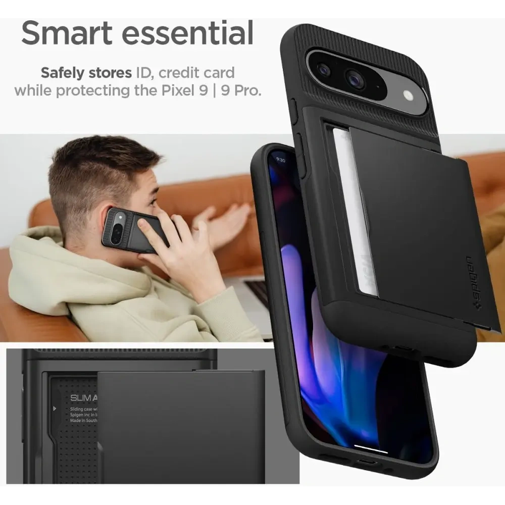 Etui Spigen Slim Armor CS Google Pixel 9 / 9 Pro Black - Pixel 9 Pro - Spigen