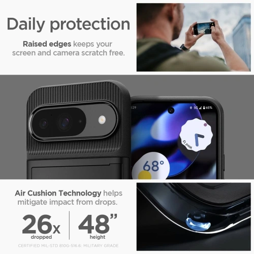Kup Spigen Tasche Slim Armor CS Google Pixel 9 / 9 Pro Schwarz - SPN3480 - {ean13} - Sklep Home Screen