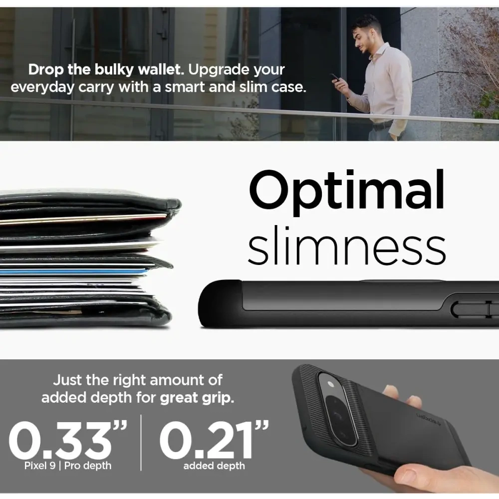 Etui Spigen Slim Armor CS Google Pixel 9 / 9 Pro Black - Pixel 9 Pro - Spigen
