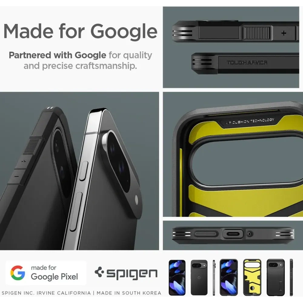 Etui Spigen Tough Armor Google Pixel 9 / 9 Pro Black - Pixel 9 Pro - Spigen