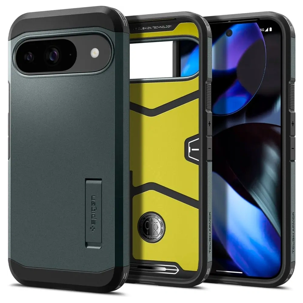 Etui Spigen Tough Armor Google Pixel 9 / 9 Pro Abyss Green - Pixel 9 Pro - Spigen
