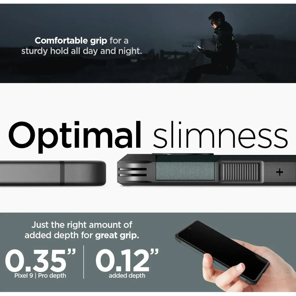 Etui Spigen Tough Armor Google Pixel 9 / 9 Pro Abyss Green - Pixel 9 Pro - Spigen