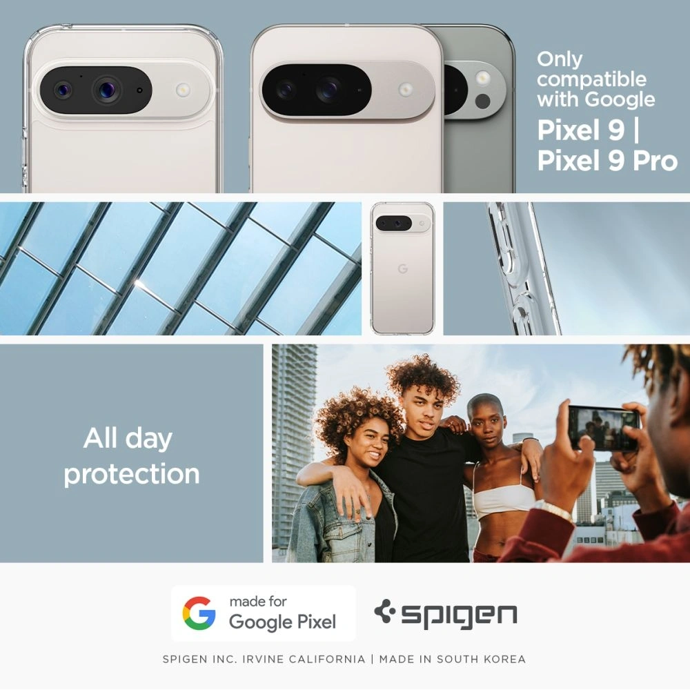 Etui Spigen Ultra Hybrid Google Pixel 9 / 9 Pro Crystal Clear - Pixel 9 Pro - Spigen