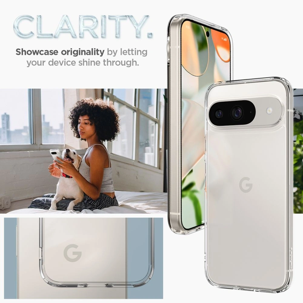 Etui Spigen Ultra Hybrid Google Pixel 9 / 9 Pro Crystal Clear - Pixel 9 Pro - Spigen