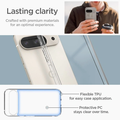 Kup Etui Spigen Ultra Hybrid Google Pixel 9 / 9 Pro Crystal Clear - SPN3486 - {ean13} - Sklep Home Screen
