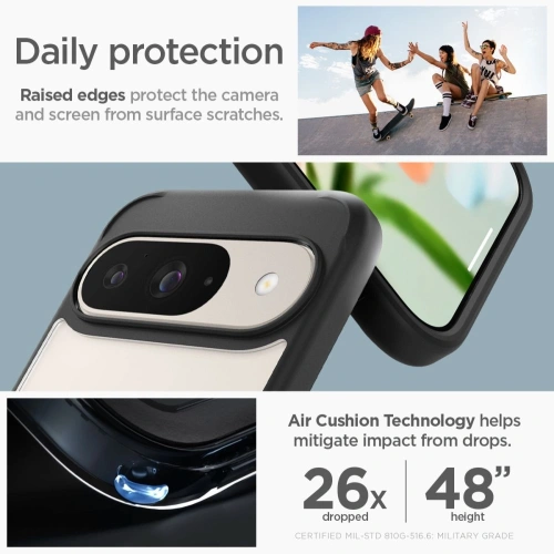 Kup Etui Spigen Ultra Hybrid Google Pixel 9 / 9 Pro Matte Black - SPN3487 - {ean13} - Sklep Home Screen