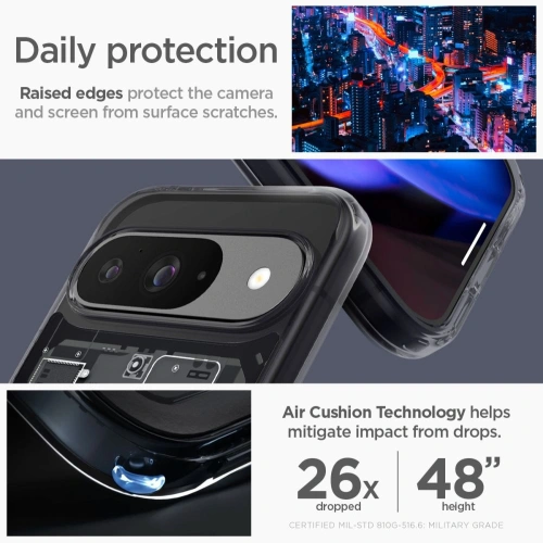 Kup Etui Spigen Ultra Hybrid Google Pixel 9 / 9 Pro Zero One - SPN3488 - {ean13} - Sklep Home Screen