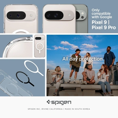Kup Etui Spigen Ultra Hybrid Onetap Ring MagSafe Google Pixel 9 Pro White - SPN3489 - {ean13} - Sklep Home Screen