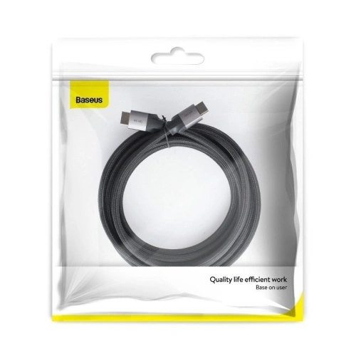 Kup Kabel HDMI 2.0 Baseus Enjoyment Series, 4K, 3D, 3m (šedý) - BSU836GRY - {ean13} - Sklep Home Screen