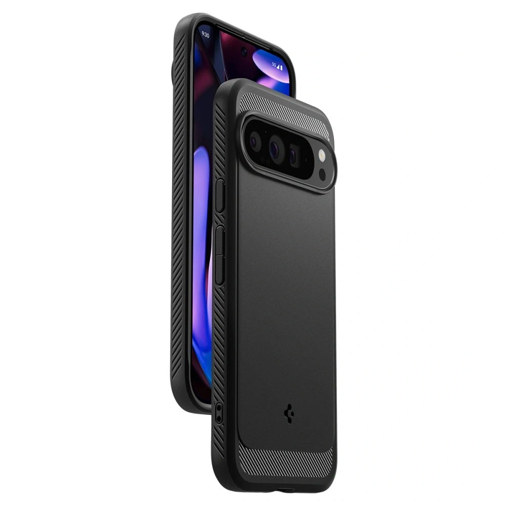 Etui Spigen Rugged Armor Google Pixel 9 Pro XL Matte Black - Pixel 9 Pro XL - Spigen