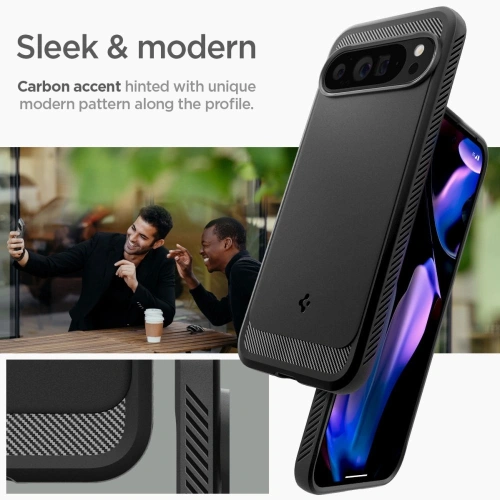 Buy Case Spigen Rugged Armor Google Pixel 9 Pro XL Matte Black - SPN3494 - {ean13} - Home Screen Store Europe