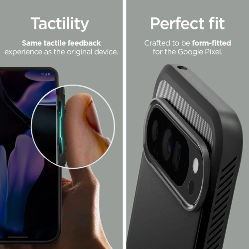 Kup Etui Spigen Rugged Armor Google Pixel 9 Pro XL Matt Fekete - SPN3494 - {ean13} - Sklep Home Screen