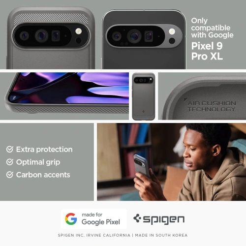 Kup Etui Spigen Rugged Armor Google Pixel 9 Pro XL Marble Grey - SPN3495 - {ean13} - Sklep Home Screen