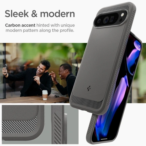 Buy Case Spigen Rugged Armor Google Pixel 9 Pro XL Marble Grey - SPN3495 - {ean13} - Home Screen Store Europe