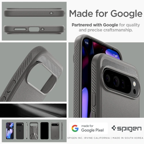 Buy Case Spigen Rugged Armor Google Pixel 9 Pro XL Marble Grey - SPN3495 - {ean13} - Home Screen Store Europe