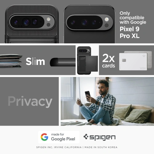 Kup Spigen Carcasă Slim Armor CS Google Pixel 9 Pro XL negru - SPN3496 - {ean13} - Sklep Home Screen