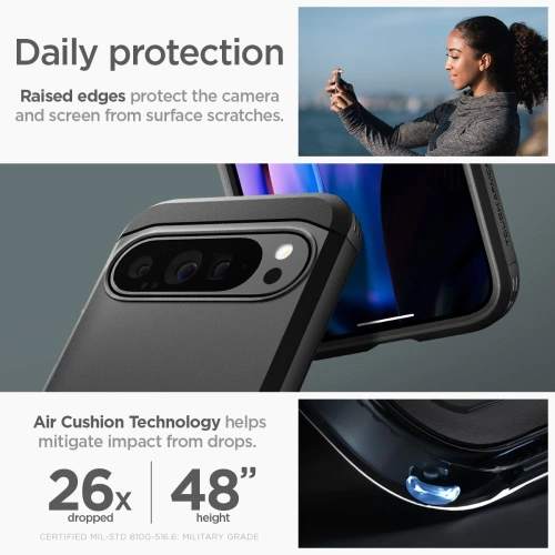 Buy Case Spigen Tough Armor Google Pixel 9 Pro XL Black - SPN3497 - {ean13} - Home Screen Store Europe