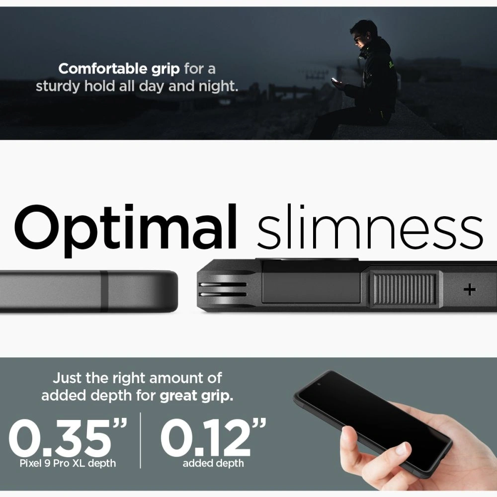 Etui Spigen Tough Armor Google Pixel 9 Pro XL Black - Pixel 9 Pro XL - Spigen