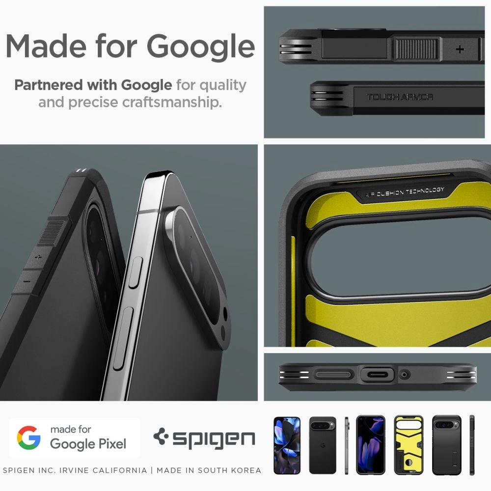 Etui Spigen Tough Armor Google Pixel 9 Pro XL Black - Pixel 9 Pro XL - Spigen