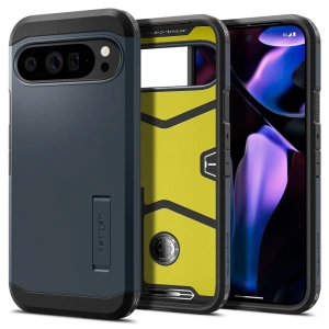 Case Spigen Tough Armor Google Pixel 9 Pro XL Metal Slate - Pixel 9 Pro XL - Spigen