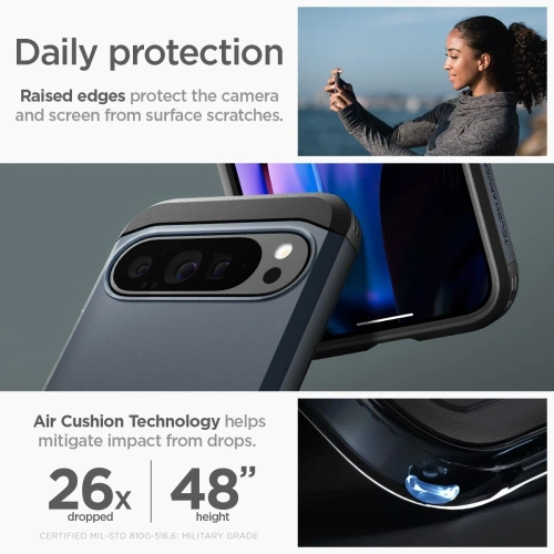 Buy Case Spigen Tough Armor Google Pixel 9 Pro XL Metal Slate - SPN3498 - {ean13} - Home Screen Store Europe