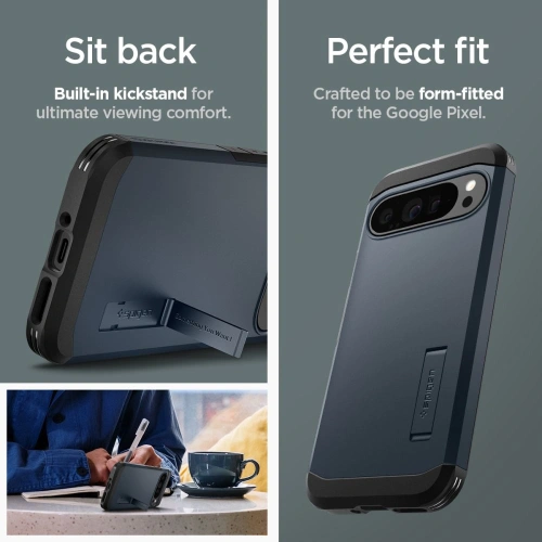 Buy Case Spigen Tough Armor Google Pixel 9 Pro XL Metal Slate - SPN3498 - {ean13} - Home Screen Store Europe