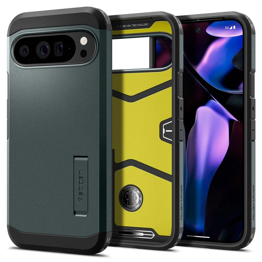 Etui Spigen Tough Armor Google Pixel 9 Pro XL Abyss Green - Pixel 9 Pro XL - Spigen