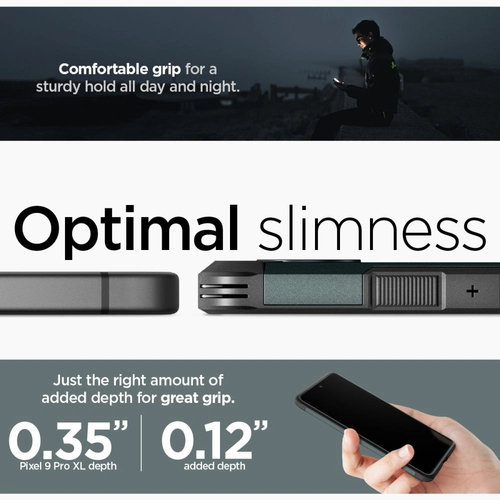 Etui Spigen Tough Armor Google Pixel 9 Pro XL Abyss Green - Pixel 9 Pro XL - Spigen
