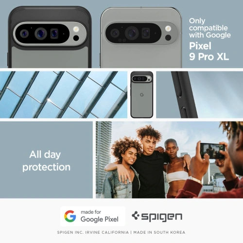 Kup Etui Spigen Ultra Hybrid Google Pixel 9 Pro XL Matt Fekete - SPN3504 - {ean13} - Sklep Home Screen