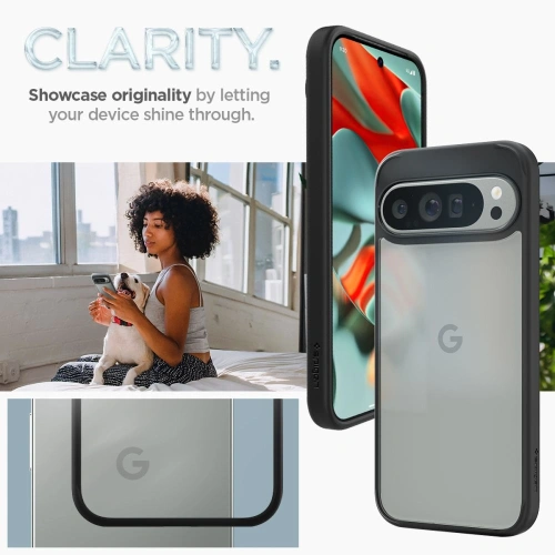 Kup Etui Spigen Ultra Hybrid Google Pixel 9 Pro XL Matt Fekete - SPN3504 - {ean13} - Sklep Home Screen