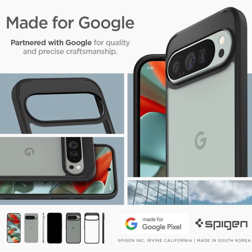 Etui Spigen Ultra Hybrid Google Pixel 9 Pro XL Matte Black - Pixel 9 Pro XL - Spigen