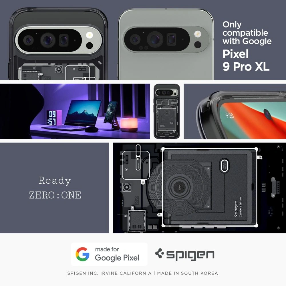 Etui Spigen Ultra Hybrid Google Pixel 9 Pro XL Zero One - Pixel 9 Pro XL - Spigen