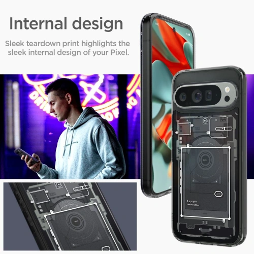 Buy Case Spigen Ultra Hybrid Google Pixel 9 Pro XL Zero One - SPN3505 - {ean13} - Home Screen Store Europe