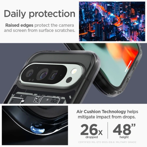 Buy Case Spigen Ultra Hybrid Google Pixel 9 Pro XL Zero One - SPN3505 - {ean13} - Home Screen Store Europe