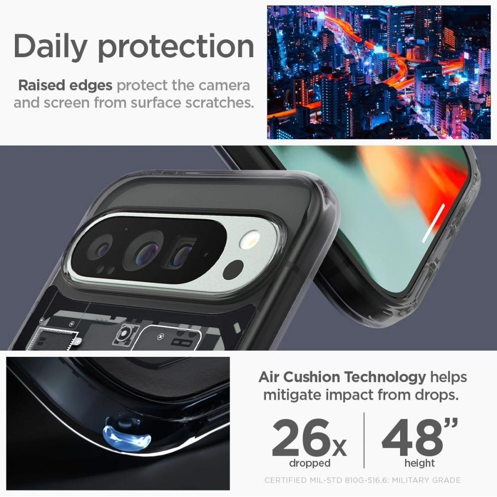 Etui Spigen Ultra Hybrid Google Pixel 9 Pro XL Zero One - Pixel 9 Pro XL - Spigen