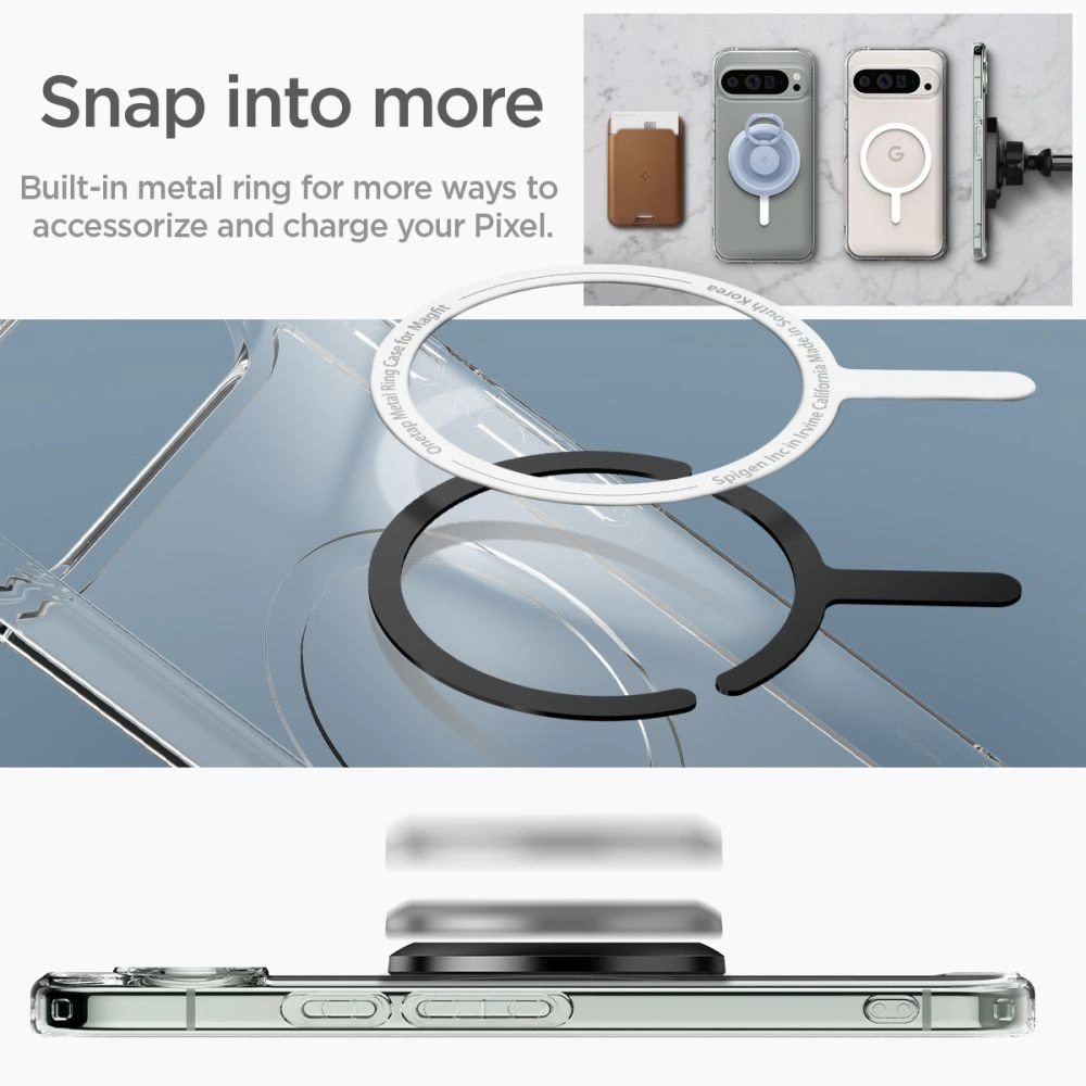 Etui Spigen Ultra Hybrid Onetap Ring MagSafe Google Pixel 9 Pro XL White - Pixel 9 Pro XL - Spigen
